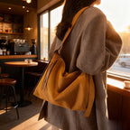 Retro Patchwork Stripe Crossbody Shoulder Bag