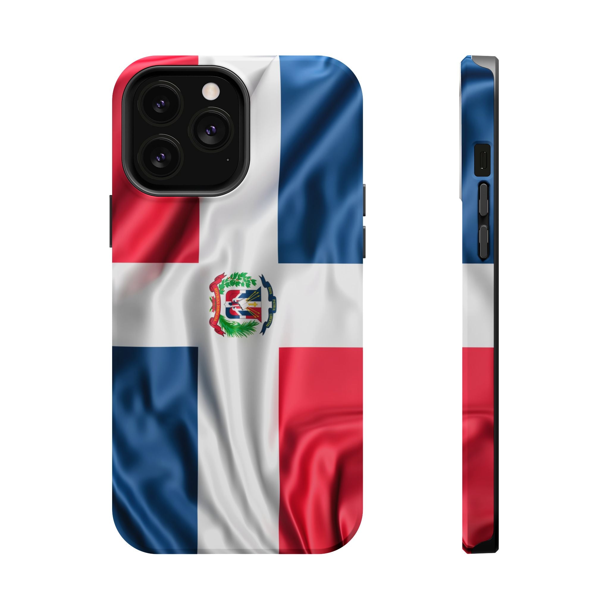 Dominican Republic Flag Magnetic Impact Resistant Phone Case