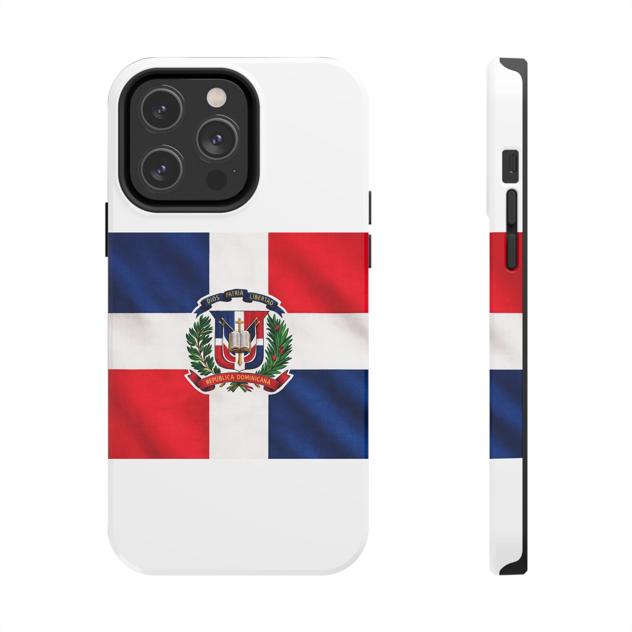 Dominican Flag Tough Phone Case Protective Patriotic Phone Cover