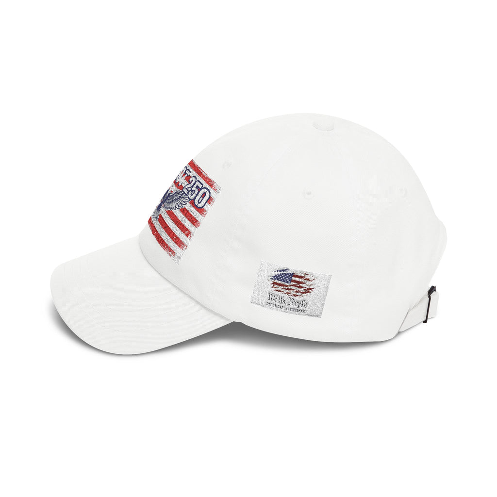 Patriot 250 Eagle Flag Dad Cap | American Flag Vintage Baseball Hat | Vintage USA Eagle Cap | Patriotic Adjustable Baseball Hat | Fourth of July
