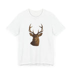 Rustic Deer Graphic Tee, Nature Lover Shirt, Outdoorsy Gift, Casual Wear, Wildlife Enthusiast Tee