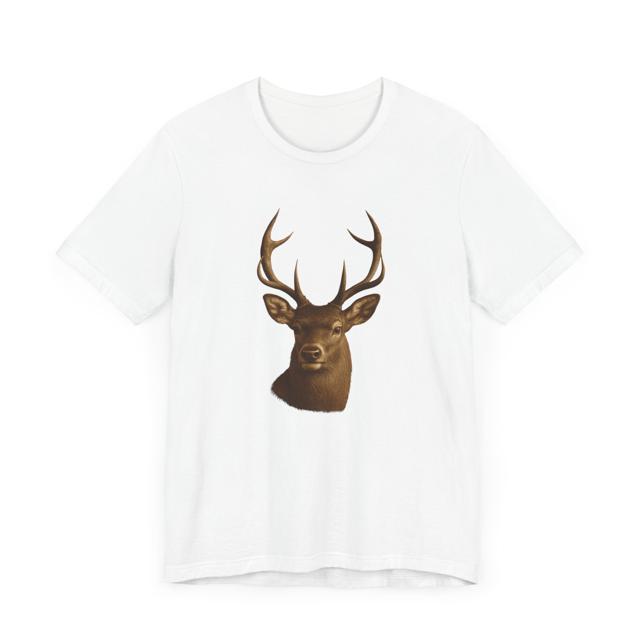 Rustic Deer Graphic Tee, Nature Lover Shirt, Outdoorsy Gift, Casual Wear, Wildlife Enthusiast Tee