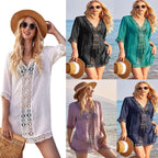 Resort Beach Tunic Dress | Patchwork Cover-Up