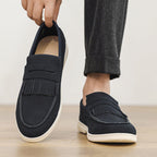 Men's Matte Suede Slip-On Loafers