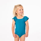 Ruffle Sleeve One Piece (Girls)