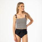 High Cut Waist Tie Bottoms