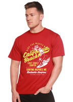 Ride The Waves Spun Bamboo® Men's Bamboo Viscose/Organic Cotton Short Sleeve Graphic T-Shirt