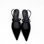 Connie Slingback Suede Heels
