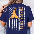 Senior 2026 Personalized Custom Graduation Backside Shirt C640
