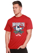 Brooklyn Health Club Men's Bamboo Viscose/Organic Cotton Short Sleeve Graphic T-Shirt