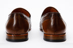 The Meram Brown Leather Tassel Slip-On Loafer Men Shoe