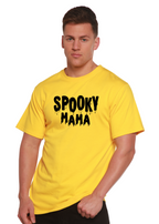 Spooky Mama Halloween Men's Bamboo Viscose/Organic Cotton Short Sleeve Graphic T-Shirt