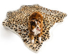 PupRug™ Animal Print Memory Foam Dog Bed - Cheetah Faux Print