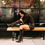 Mishel Suede Knee High Boots