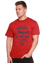 Ruler In The Sky Spun Bamboo® Men's Bamboo Viscose/Organic Cotton Short Sleeve Graphic T-Shirt
