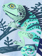 Children's Lizard Graphic Short Sleeve T-Shirt