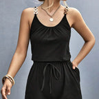 Women’s Chain Detail Suspender Jumpsuit