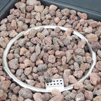 Alora 40-Inch 50K BTU Modern Outdoor Square Iron Backyard Patio Fire Pit (SAK31635)