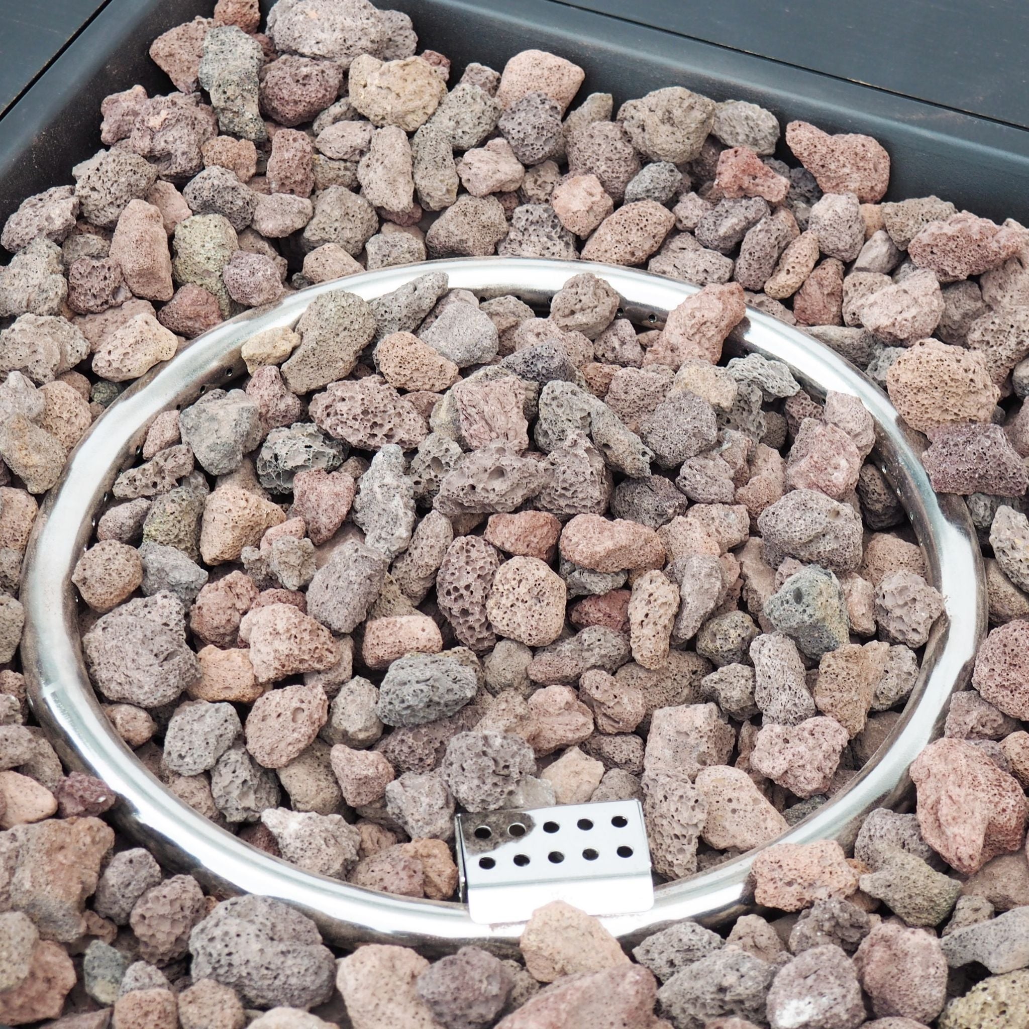 Alora 40-Inch 50K BTU Modern Outdoor Square Iron Backyard Patio Fire Pit (SAK31635)