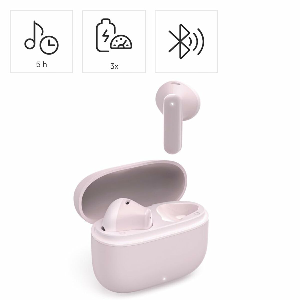 Headphones Hama 00221755 Pink