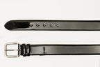 The Royal Hand Craft Black Patent Leather Belt