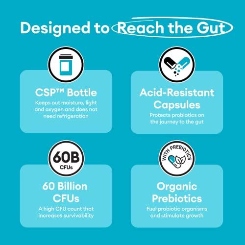 Organic Physician's Choice Probiotics 60 Billion CFU - 10