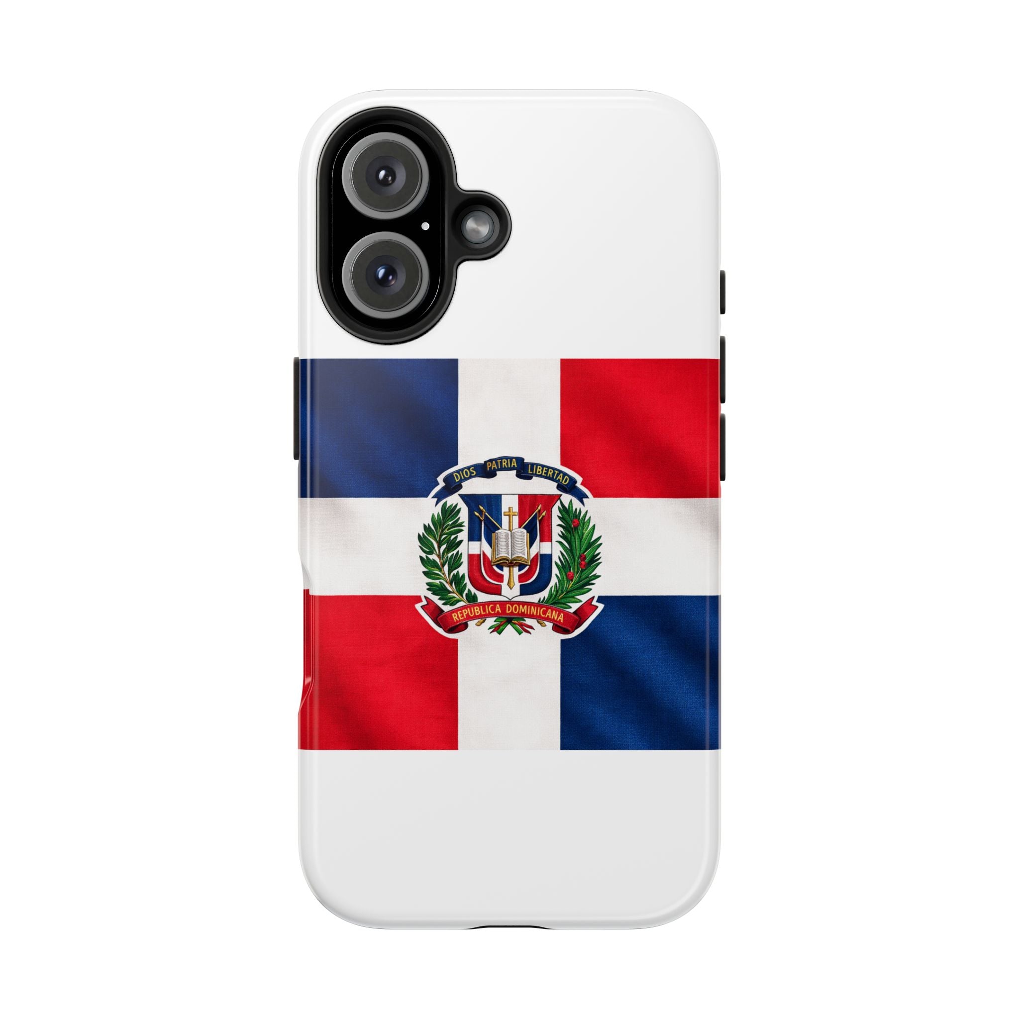 Dominican Flag Tough Phone Case Protective Patriotic Phone Cover