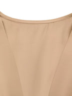 Satin Wrap Midi Dress with Pockets