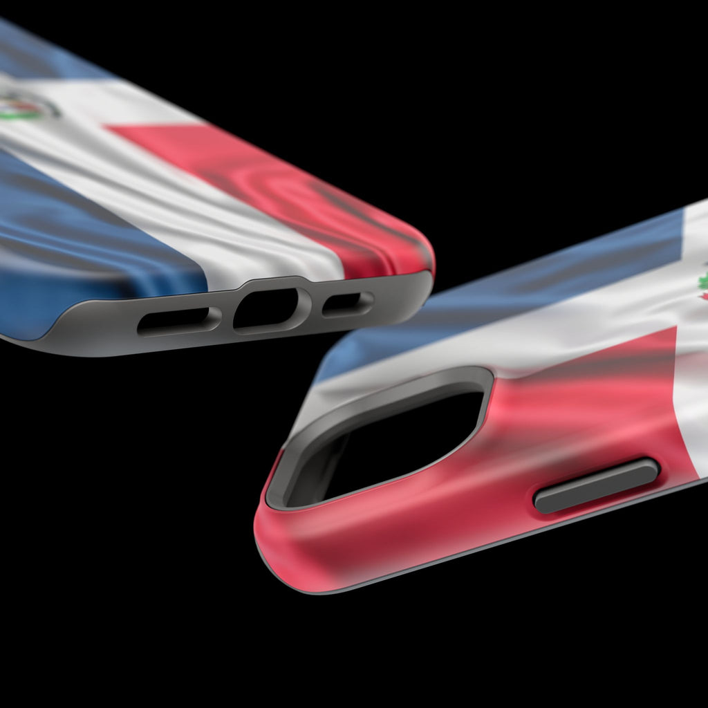 Dominican Republic Flag Magnetic Impact Resistant Phone Case