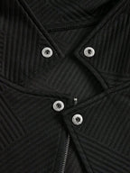 Women's Oblique Zipper Fastener Decoration Slim Casual Jacket