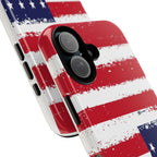 American Flag Tough Phone Case — Distressed Stars & Stripes Protective Cover