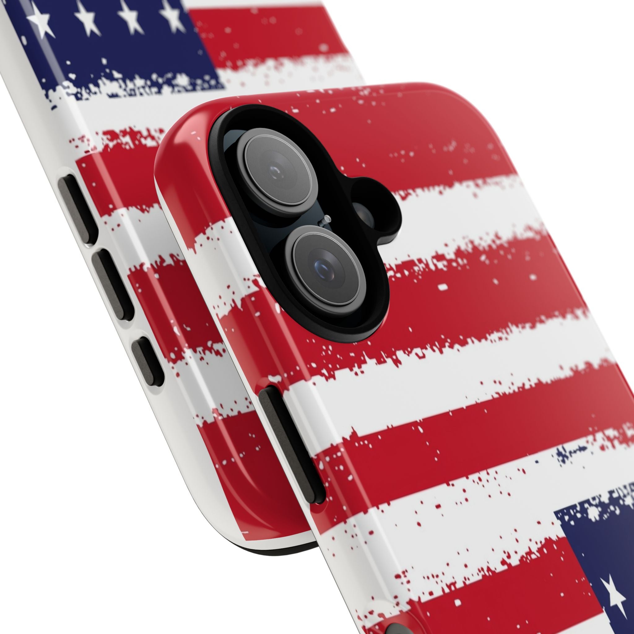 American Flag Tough Phone Case — Distressed Stars & Stripes Protective Cover
