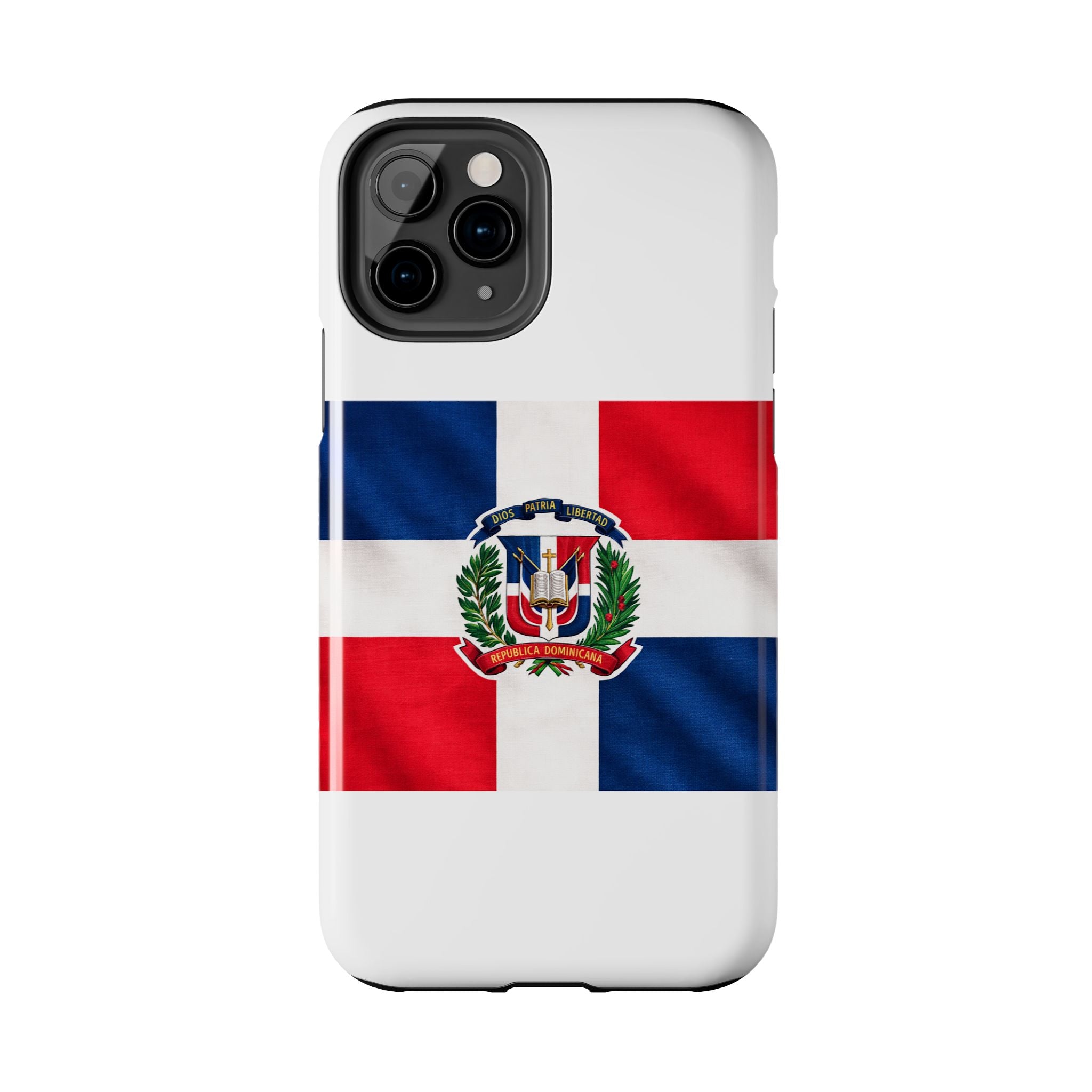 Dominican Flag Tough Phone Case Protective Patriotic Phone Cover