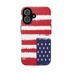 American Flag Tough Phone Case — Distressed Stars & Stripes Protective Cover