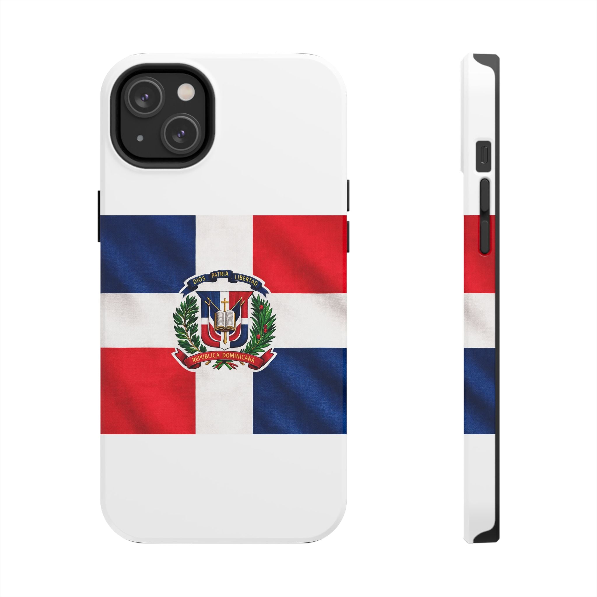 Dominican Flag Tough Phone Case Protective Patriotic Phone Cover