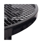 Large 46-Inch Heavy-Duty Round Outdoor Steel Picnic Table With Umbrella Hole (SAK96428)