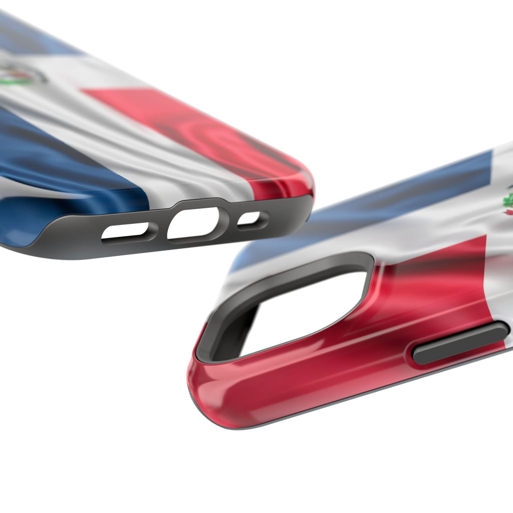 Dominican Republic Flag Magnetic Impact Resistant Phone Case