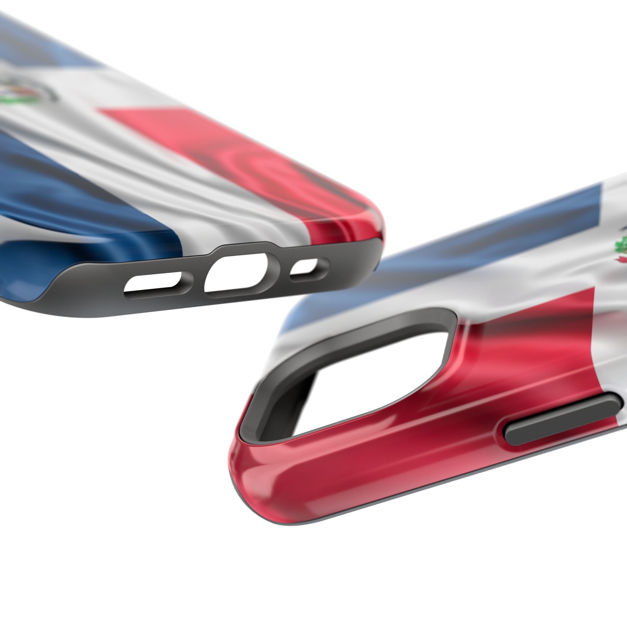 Dominican Republic Flag Magnetic Impact Resistant Phone Case