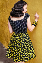 Isabel Top in Polka Dots - 2X only