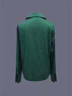 Leopard Button Up Long Sleeve Shirt