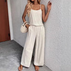 Women’s Sleeveless Resort Two Piece Set