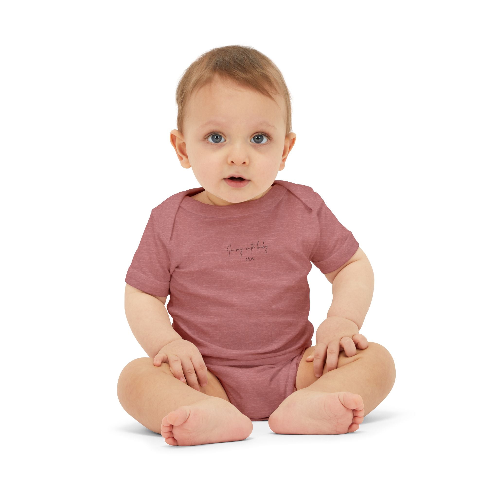 Pink Infant Jersey One Piece - " In my cute Baby ere phase" Soft Baby Bodysuit, Cute Newborn Outfit, Baby Shower Gift, Comfortable Everyday Wear, Little One Apparel
