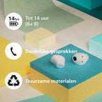 Headphones Philips TAT2149WT White