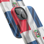 Dominican Republic Flag Magnetic Impact Resistant Phone Case