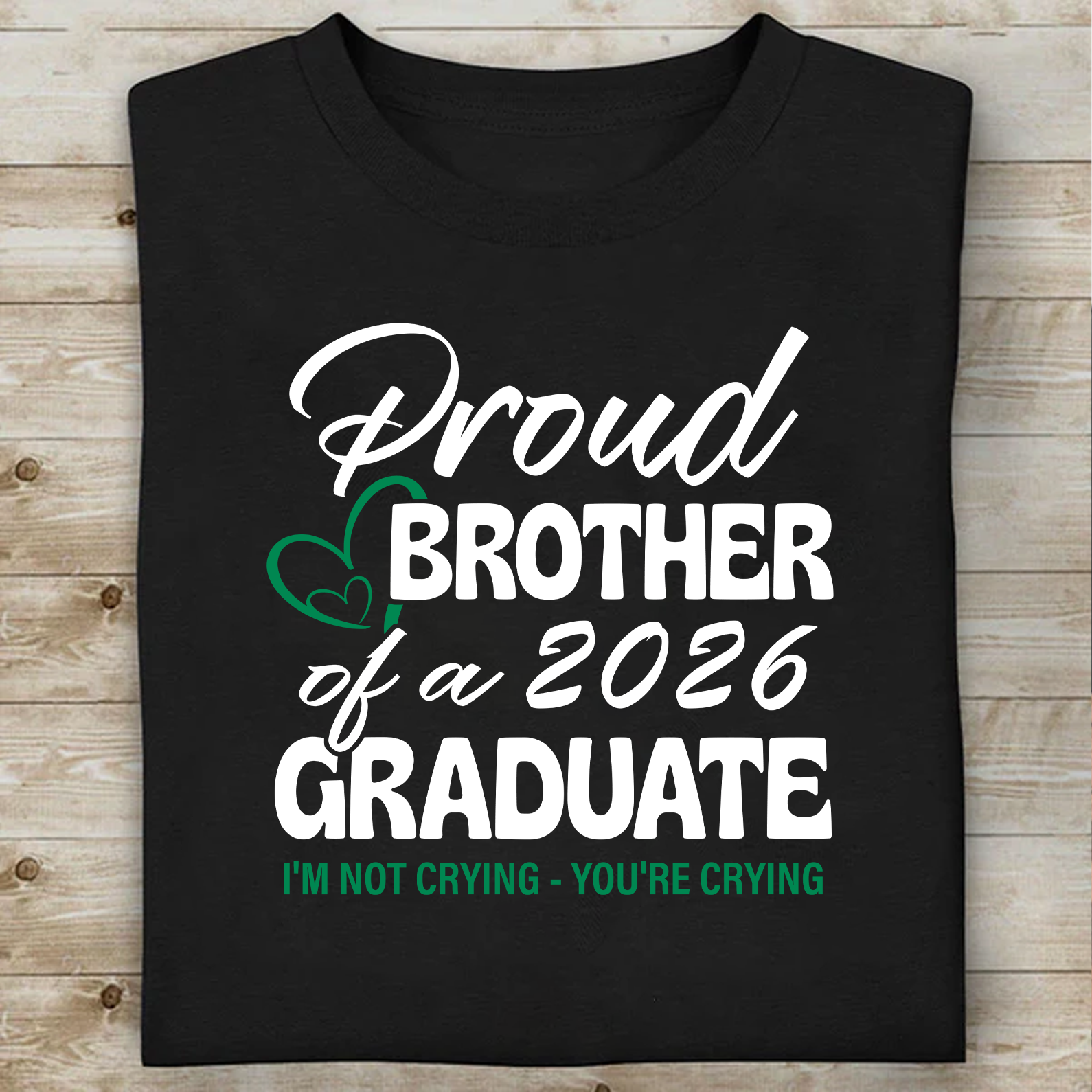 Proud Family Senior 2026 Personalized Custom Graduation Shirt T506V2