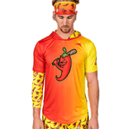 Ghost Peppers Baseball HyperMAX Short Sleeve Hoodie