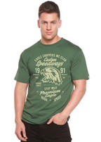 Custom Speedways Premium Eagle Men's Bamboo Viscose/Organic Cotton Short Sleeve Graphic T-Shirt