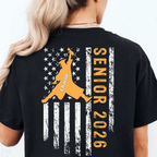 Senior 2026 Personalized Custom Graduation Backside Shirt C640