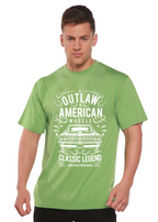 Outlaw American Muscle Spun Bamboo® Men's Bamboo Viscose/Organic Cotton Short Sleeve Graphic T-Shirt