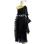 Fashionable One-shoulder Elegant Evening Dress